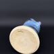 Blue foam glazed stoneware pitcher—Signed art ceramic