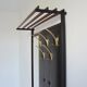 Entrance hall / Coat rack / Scandinavian hats from the 50s / 60s