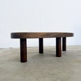 Vallauris oval ceramic coffee table