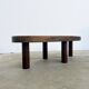 Vallauris oval ceramic coffee table