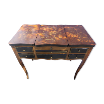 Coiffeuse marqueté style Louis VI
