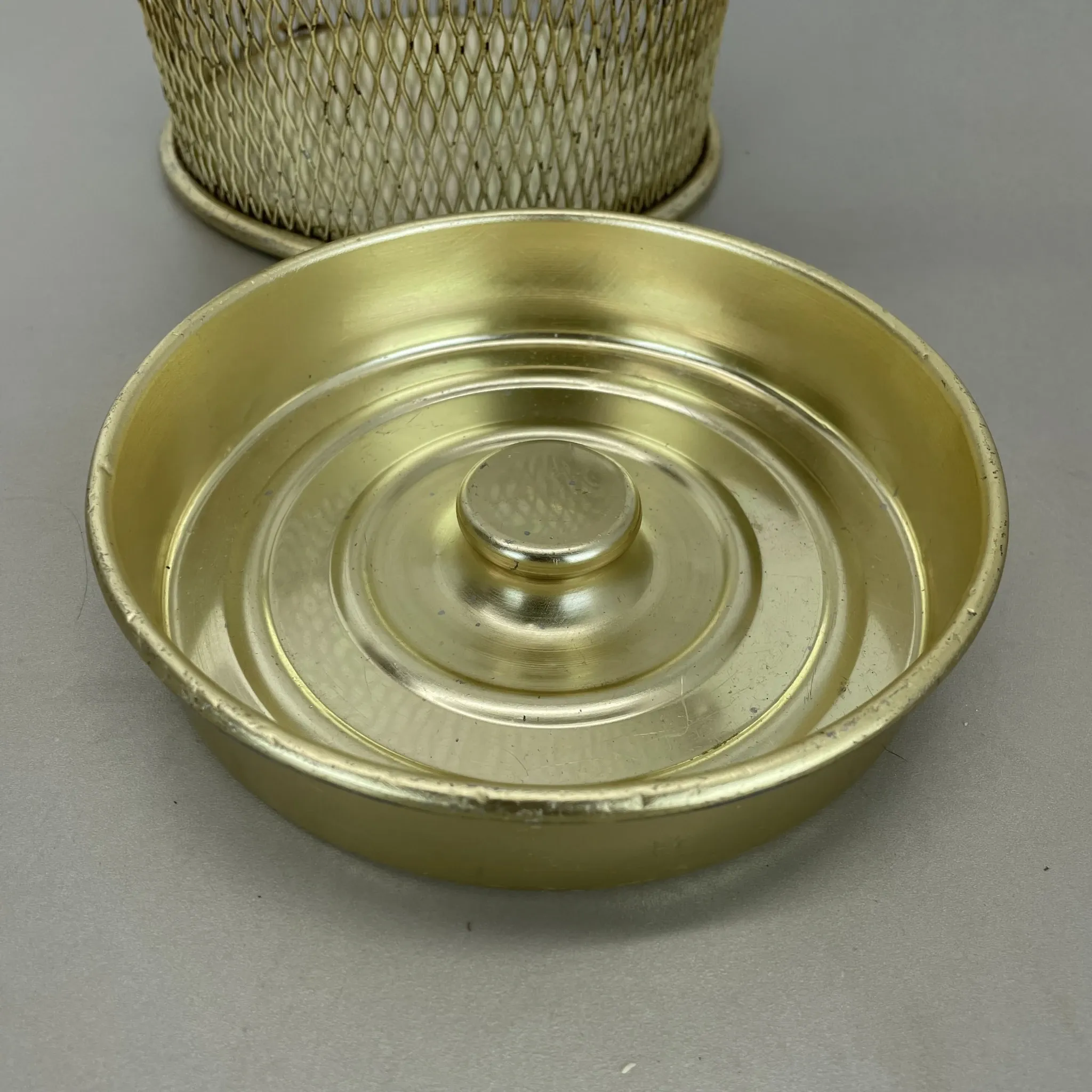 Vintage Paper Basket and Umbrella Stand in the Matégot Style, France, 1970s
