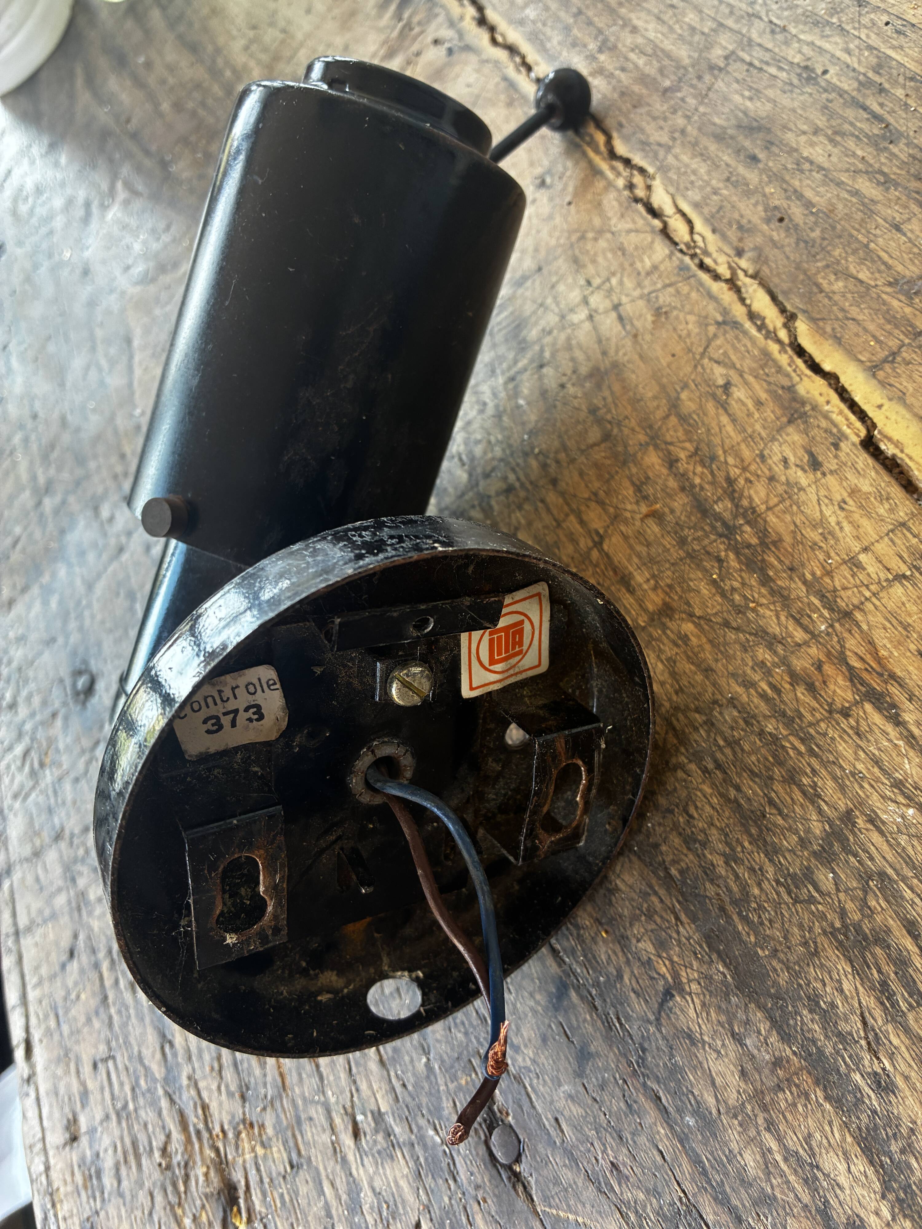 Vintage Zodiac wall light by Lita attributed to Jacques Biny