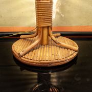 Table lamp in rattan Italia Anni '60