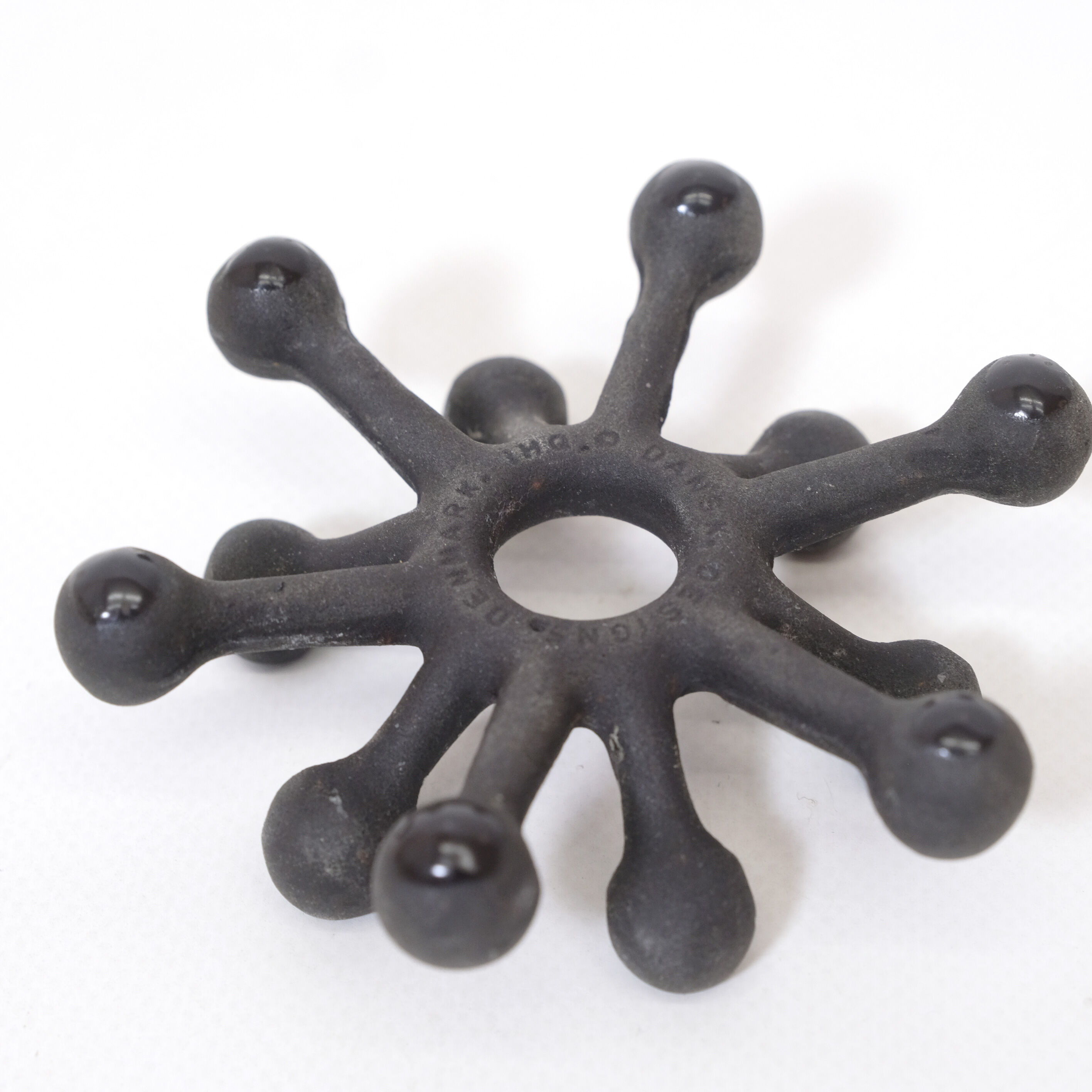 Jens Quistgaard, small cast iron candlestick, Dansk Design, 1960