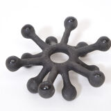 Jens Quistgaard, small cast iron candlestick, Dansk Design, 1960