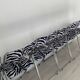 6 zebra folding chairs
