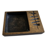 Cendrier en bronze attribué a Jacques Lauterbach Plante vintage des années