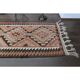 Handwoven Orange Wool Turkish Oushak Runner Rug 99x343