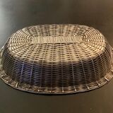 Silver metal breadbasket