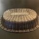 Silver metal breadbasket
