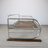 Three-seater tubular canapé Bauhaus by Slezák, Czechoslovakia, 1930s
