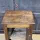 Chestnut bedside table from the early 20th century.
