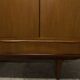 Scandinavian wardrobe 1960 teak 4 doors, 3 drawers, 2keys
