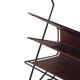 Magazine rack leather + metal