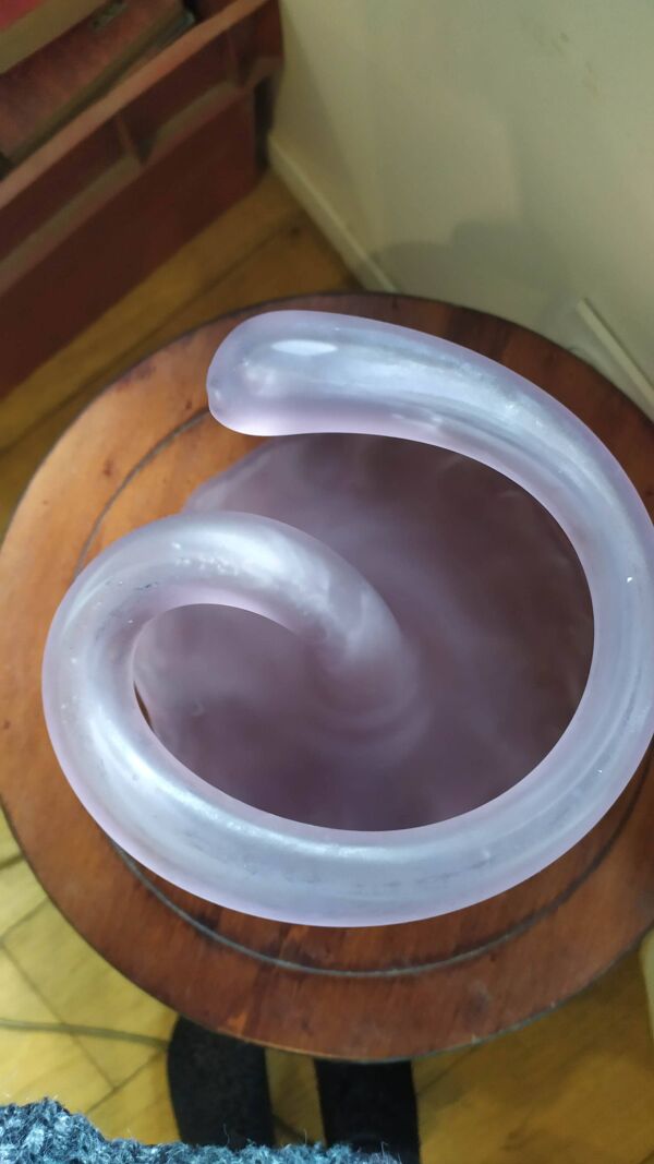 Coupe en verre soufflé