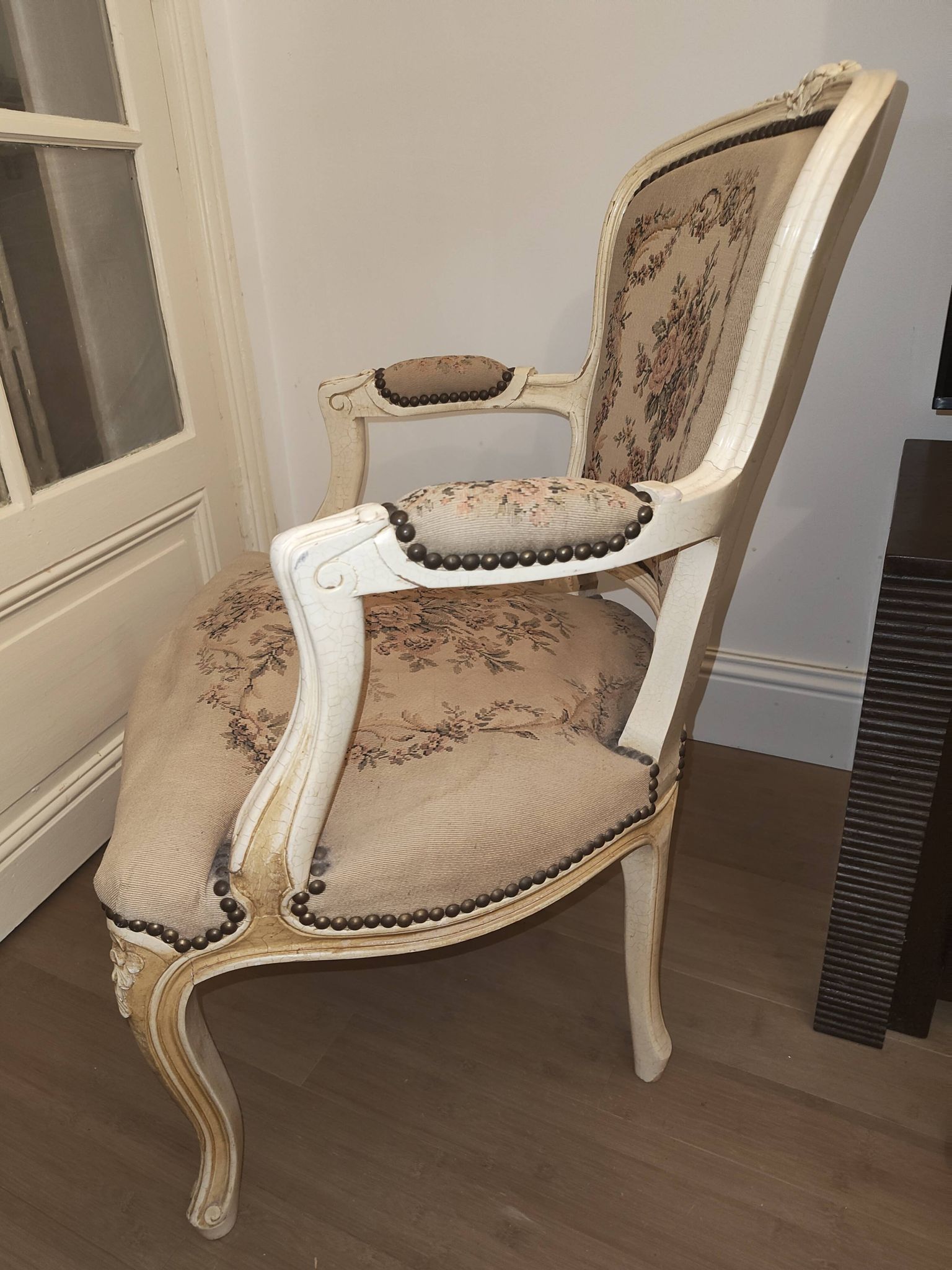 Fauteuil cabriolet Louis XV