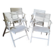 4 fauteuils de jardin pliants R Gleizes