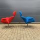 2x Artifort Pierre Paulin Big Tulip 1st edition terug in Nieuwstaat!!