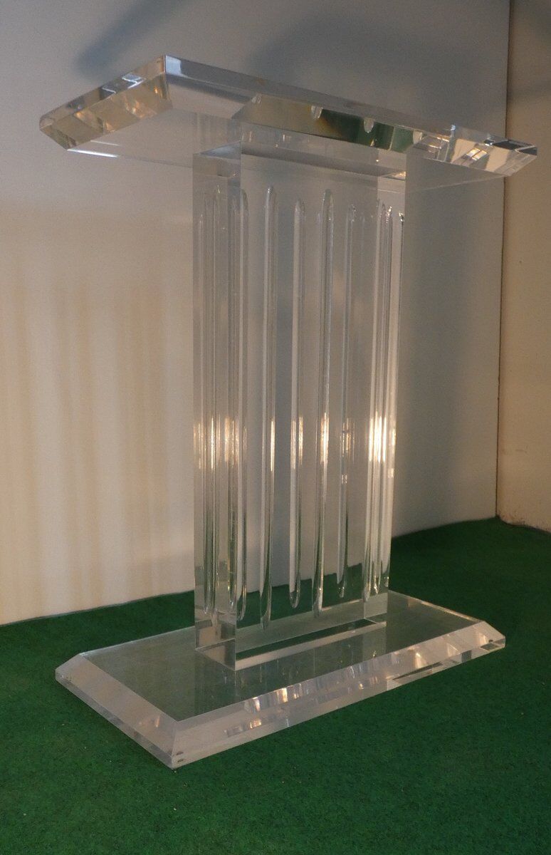 Vintage sculptural base for acrylic glass table, Italy, 2000s
