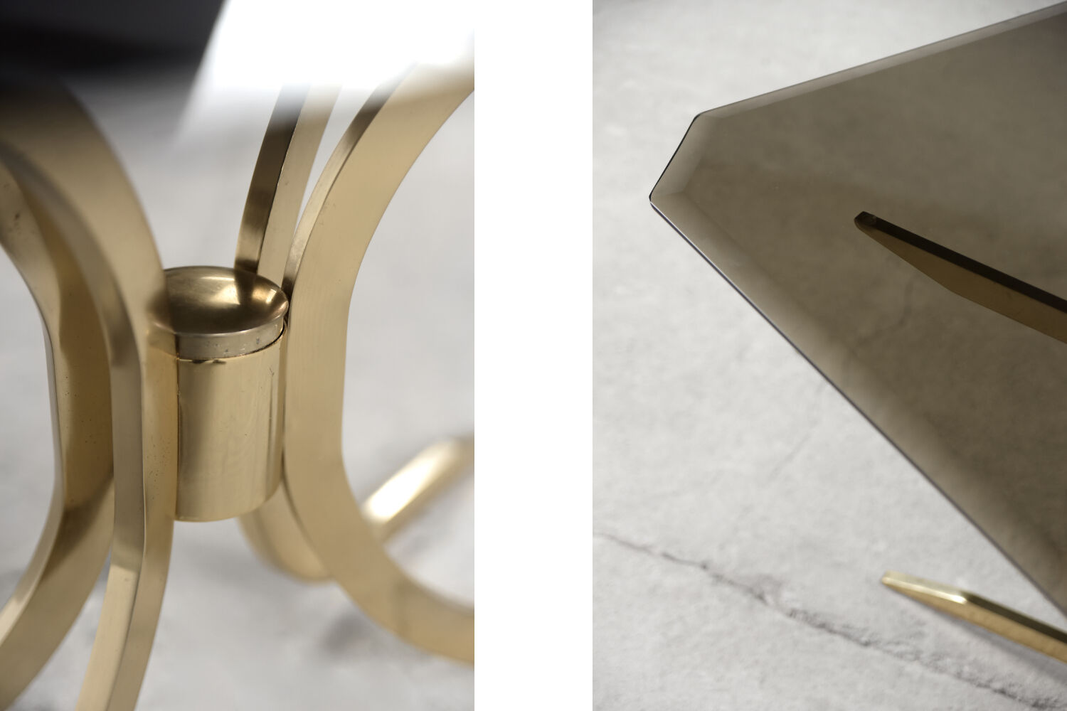 Vintage brass hollywood regency gold glamour coffee table with glass top, 1970s