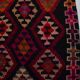 Extra Long Oushak Vintage Runner Rug