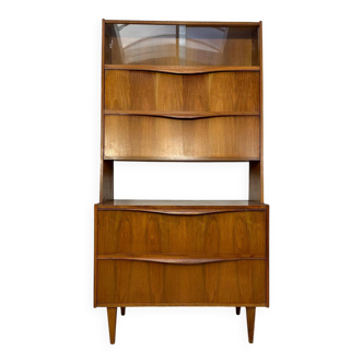 1950s Vintage Walnut Cabinet by Franz Ehrlich for Hellerau