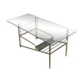 Modernist glass coffee table