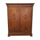 Charles x style cabinet in elm magnifying glass veneer