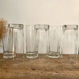 6 “Octime” long drink glasses LUMINARC France 