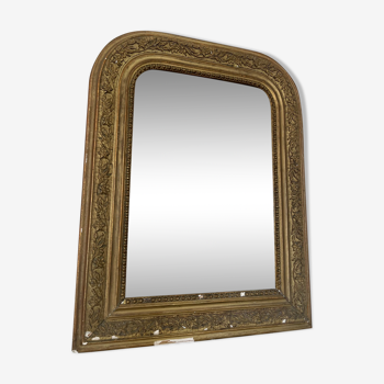 Miroir ancien doré 52x40cm