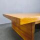 1960s Scandinavian Solid Pine Coffee Table Minimalist Design