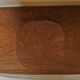 12 Wooden plates and their serving dish