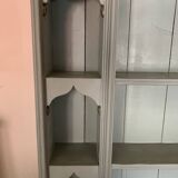 Painted wooden wall shelf