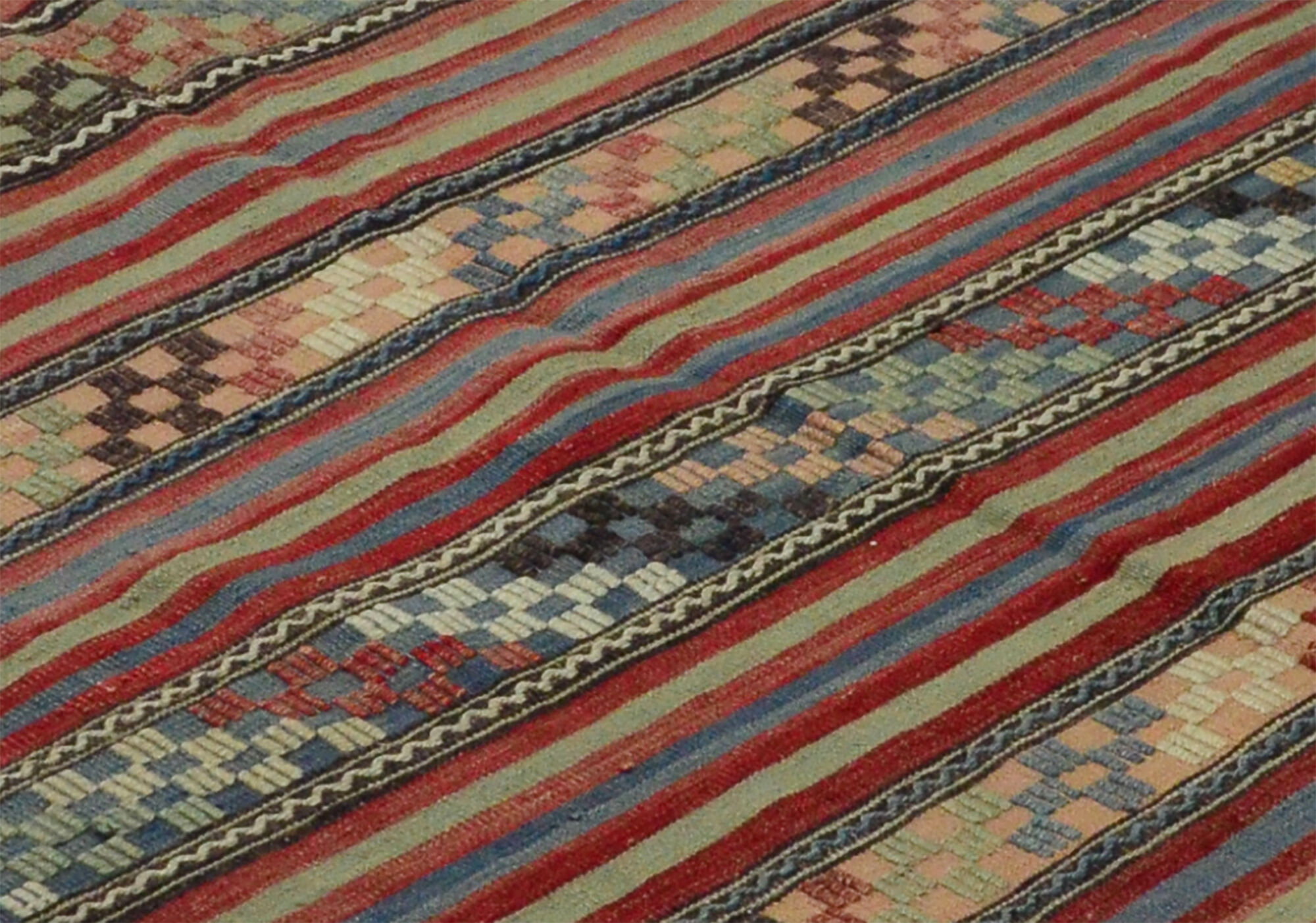 Anatolian handmade kilim rug 293 cm x 148 cm