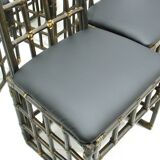 Chaises en rotin, 1970