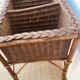 Veranda planter on vintage wicker legs