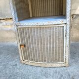 Lloyd loom bedside table