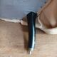 Pair of chair toad old foot black turns turns