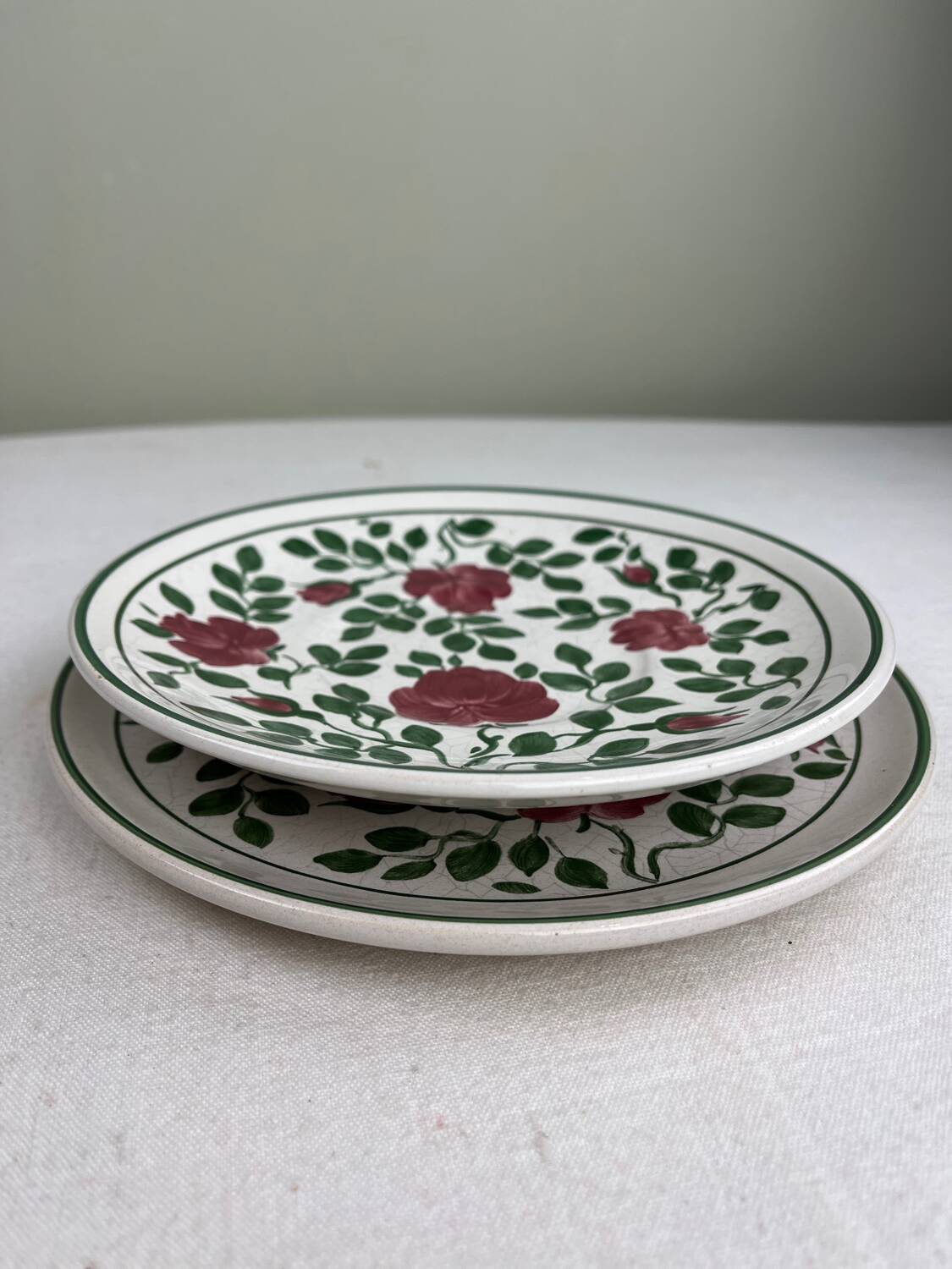 Two bohemian plates