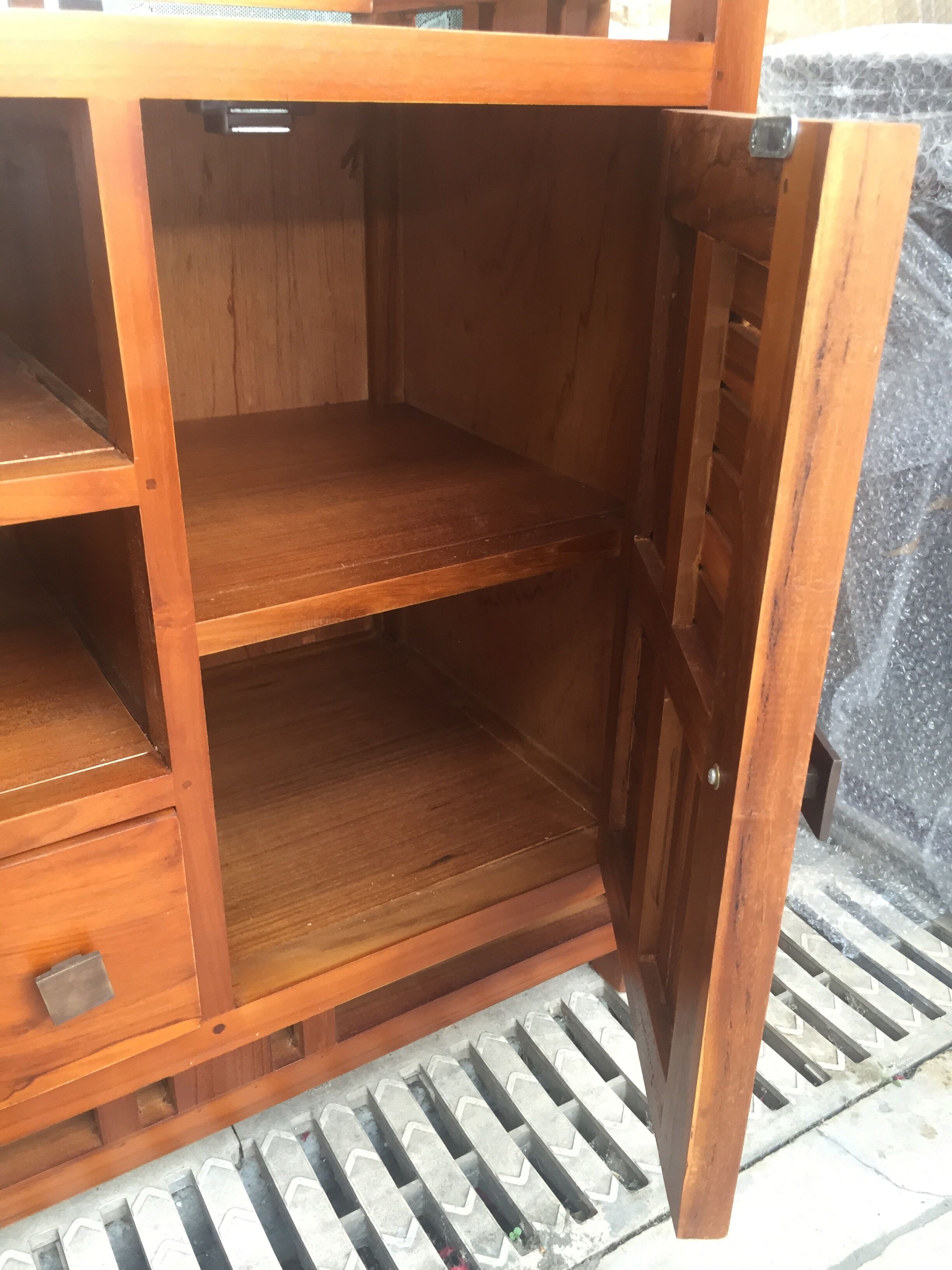 Low buffet in exotic wood