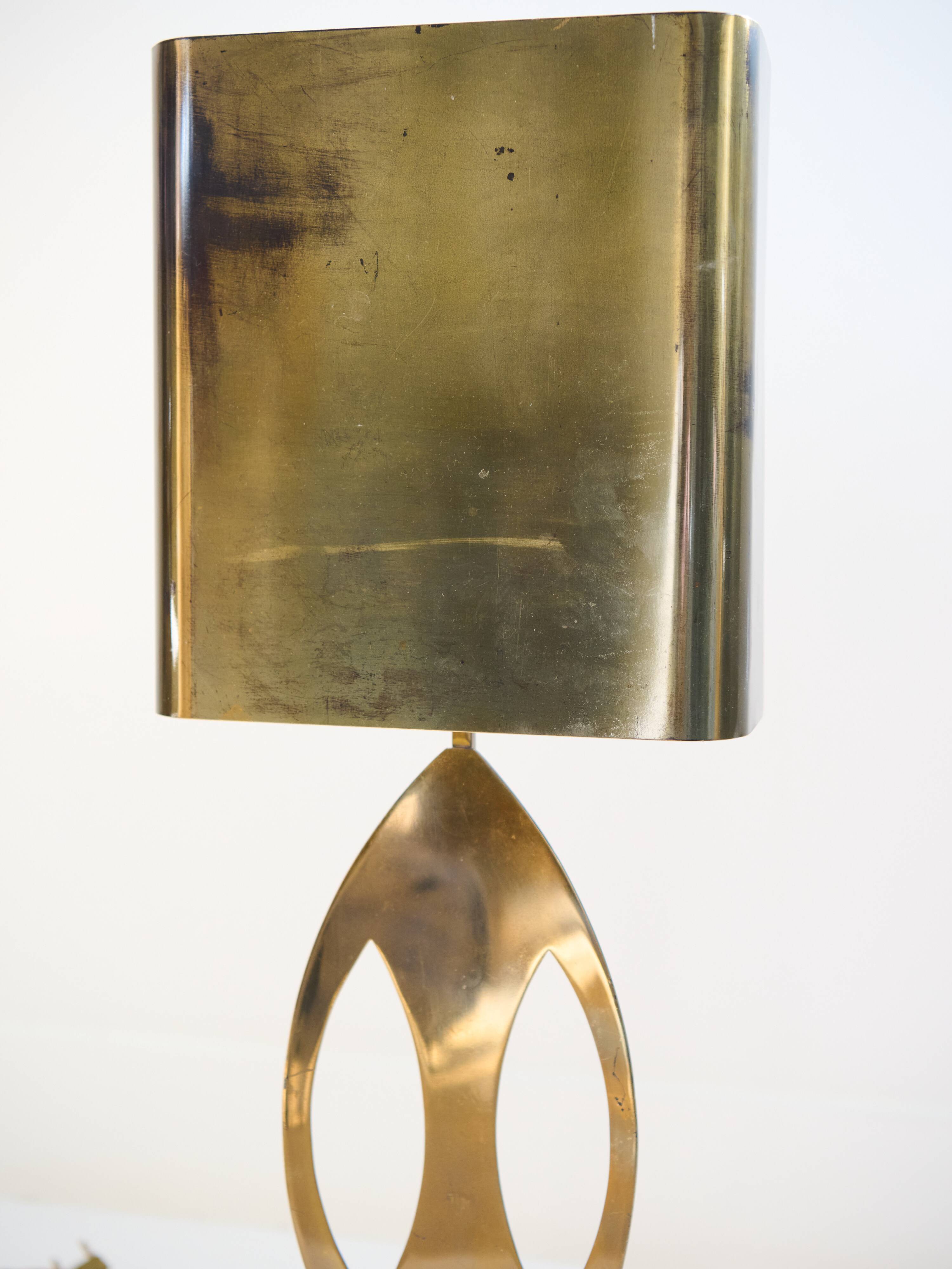 Bronze lamp by Maison Charles