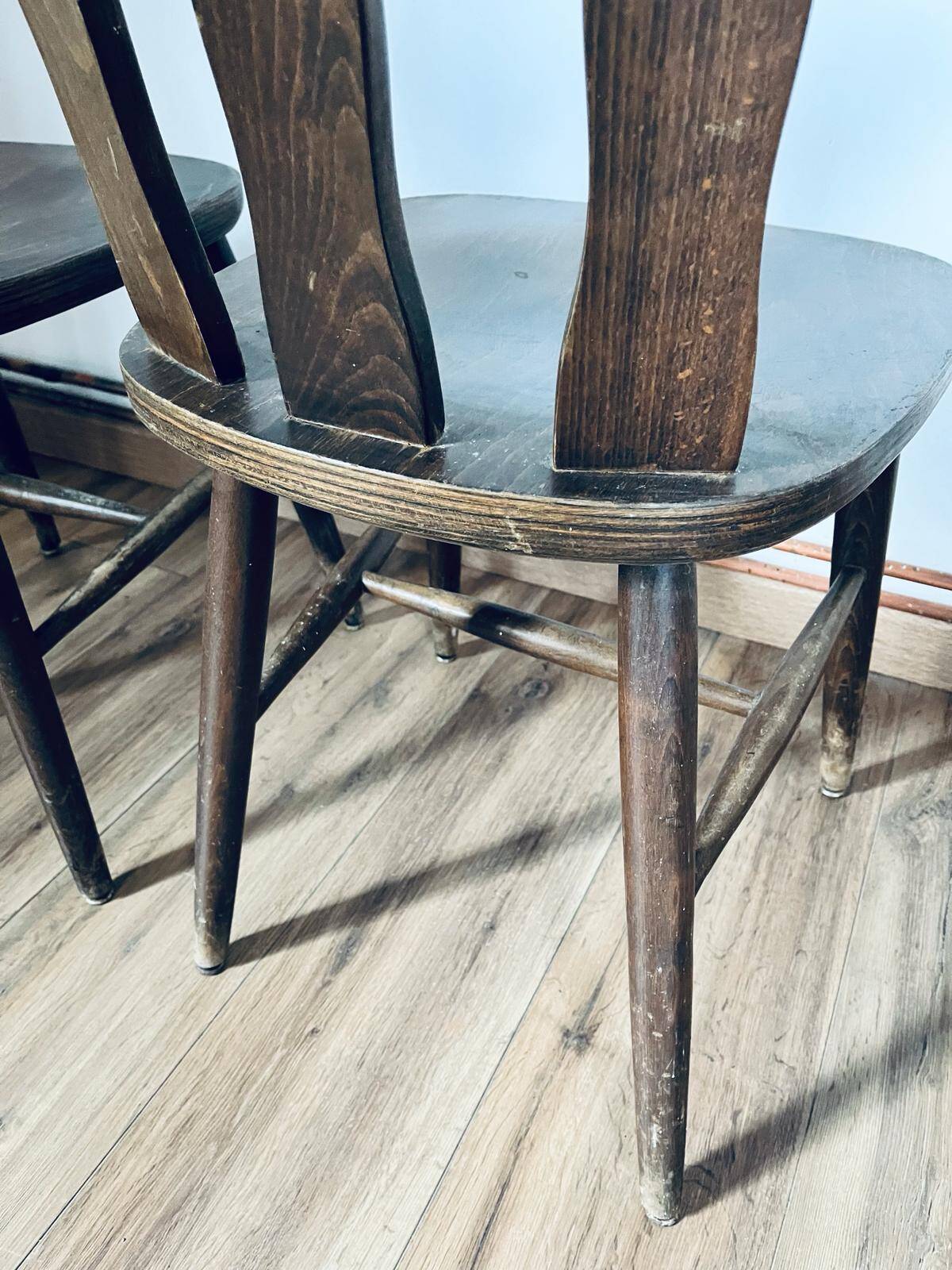 Pair of bistro chairs
