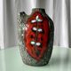 Mid Century Fat Lava 'Pugi' Vase