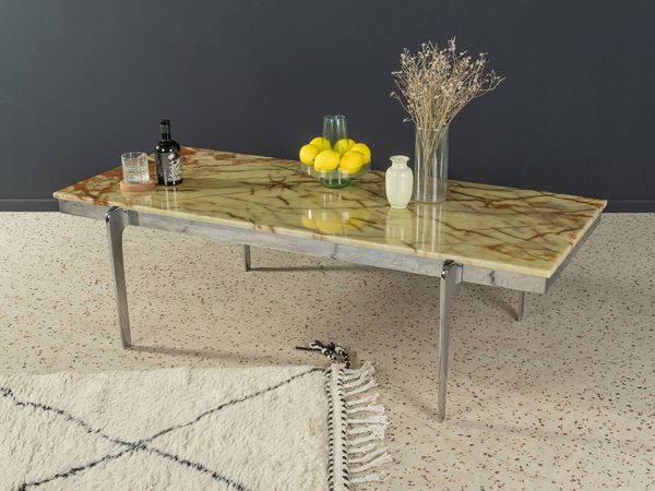 Table basse en onyx, années 1960