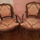 Pair of armchairs Louis XVI style