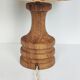 Lampe pied en bois