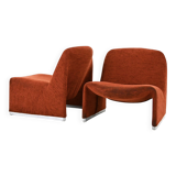 Pair of Alky Armchairs by Giancarlo Piretti for Anonima Castelli, 1970s