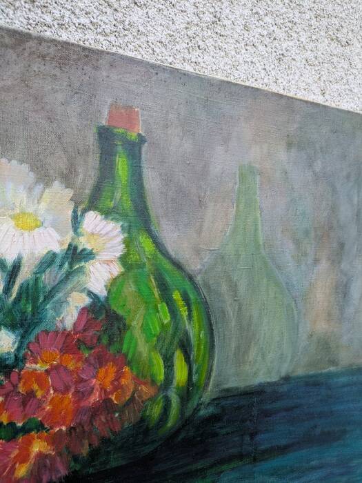 Oil on canvas, still life