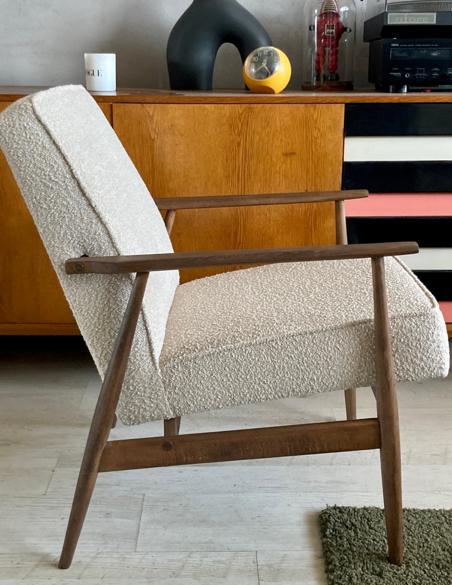 original mid-century polish armchair 300-190